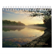 Spanish River, Massey,ON, Canada 7"x11" Calendar by dun_in_time_artworks Spanish River, Massey,ON, Canada 7"x11" Calendar