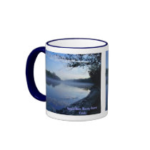 Spanish River, Massey, Ontario, Canada Mug by dun_in_time_artworks Spanish River, Massey, Ontario, Canada Mug