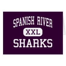 Spanish River - Sharks - High - Boca Raton Florida Greeting Card