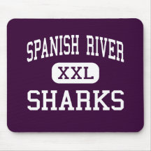 Spanish River - Sharks - High - Boca Raton Florida Mouse Pad