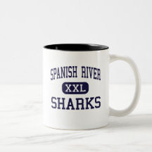 Spanish River - Sharks - High - Boca Raton Florida Coffee Mug