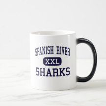 Spanish River - Sharks - High - Boca Raton Florida Coffee Mug