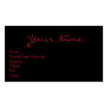 Spanish Rose -  Business Card 2