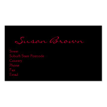 Spanish Rose -  Business Cards