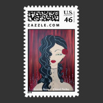 Spanish Rose Postage Stamp