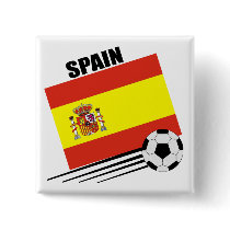 Spanish Soccer Team Pinback Button button