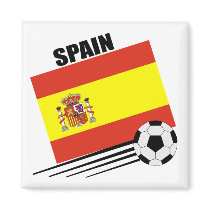 Spanish Soccer Team Fridge Magnet