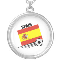 Spanish Soccer Team Custom Necklace necklace