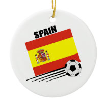 Spanish Soccer Team Christmas Tree Ornaments ornament