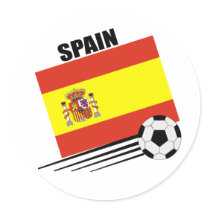Spanish Soccer Team Sticker