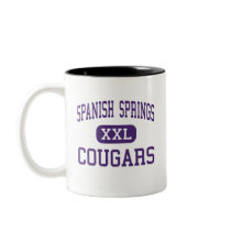Spanish Springs - Cougars - High - Sparks Nevada mugs