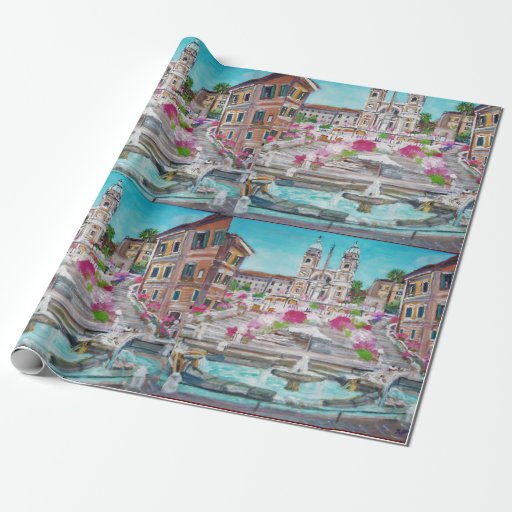 Download Spanish Steps -Matte Wrapping Paper, 30"x6" Wrapping Paper ... Yellowimages Mockups