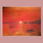 Spanish sunset postcard postcards