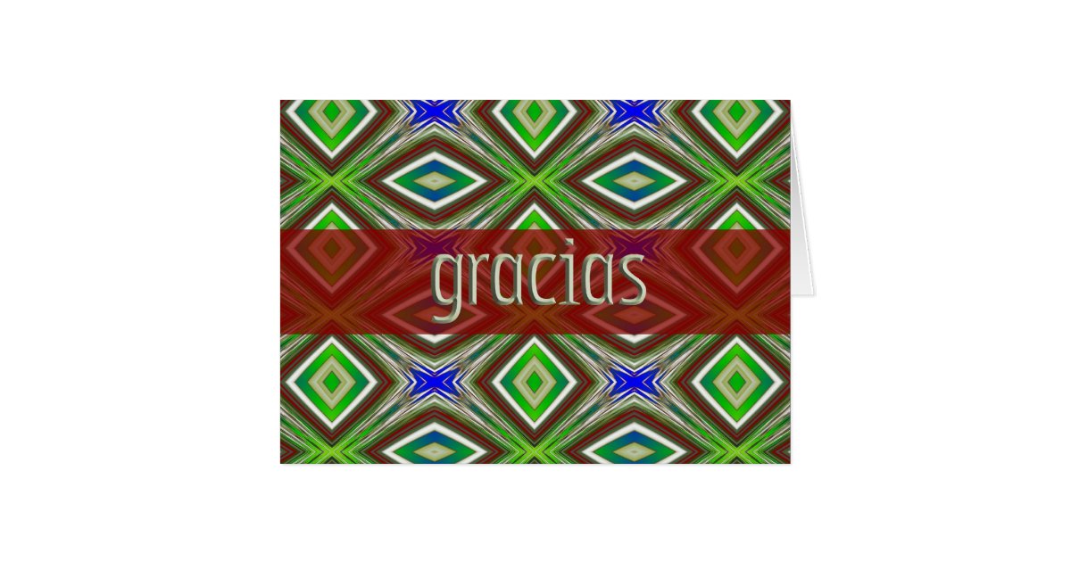 Spanish Thank You Card | Zazzle