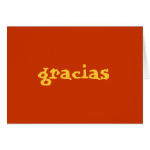 spanish thank you note card