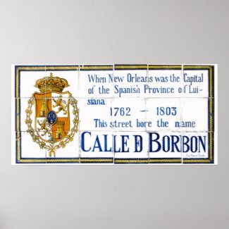 Spanish Tile Bourbon St. print