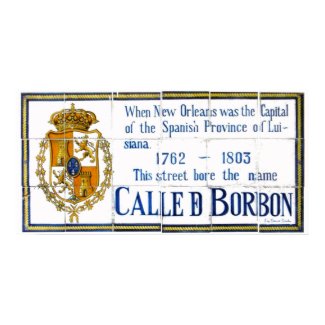 Spanish Tile Bourbon St. print