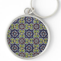 Spanish Tile in Mexico Keychain