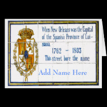 Spanish Tile Mural, Add Name cards