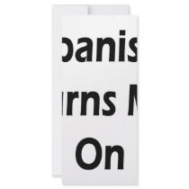 Spanish Turns Me On rack cards by Supernova23 Spanish Turns Me On rack cards