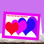 spanish valentine card, spanish valentines cards,