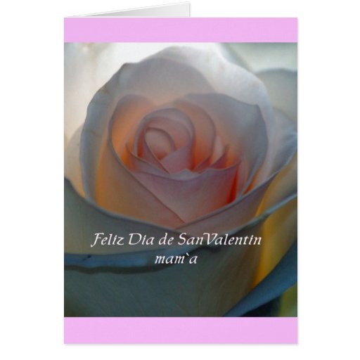 Spanish Valentine Mom Card Zazzle