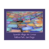 Spanish Village Art Center, Balboa Park, San Diego Postcard