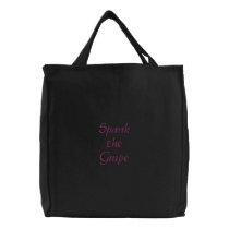 Spank the Grape embroidered bags by Cin42663 Spank the Grape embroidered bags
