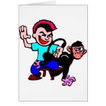 Spank The Monkey #002 cards by WhiteTiger_LLC Spank The Monkey #002 cards