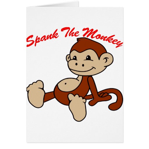Spank the monkey card See