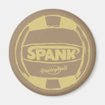 Spank Volleyball Ball Gold Refrigerator Magnets