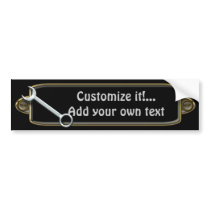 Spanner Bumper Sticker Template