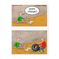 Spare Change: Offbeat Funny Cartoon Gifts & Tees postcards