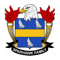 Sparhawk Family Crest t-shirts
