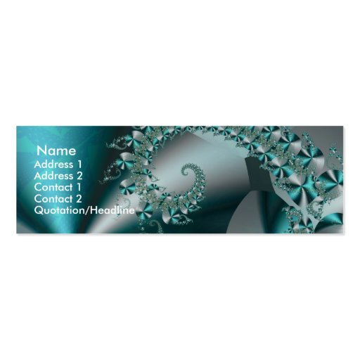 Sparkle 2 Abstract Geometric Pattern Business Card (front side)