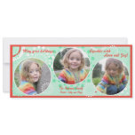 Sparkle and Joy Holiday Photo Card Custom Announcement