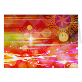 Sparkle and Shine Chevron Light Rays Abstract Cards