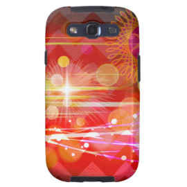 Sparkle and Shine Chevron Light Rays Abstract Galaxy S3 Cases