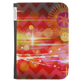 Sparkle and Shine Chevron Light Rays Abstract Kindle 3G Cases