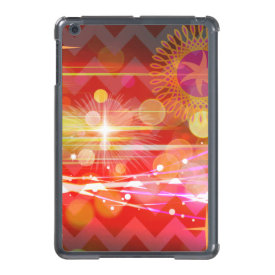 Sparkle and Shine Chevron Light Rays Abstract iPad Mini Cover