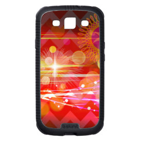 Sparkle and Shine Chevron Light Rays Abstract Galaxy S3 Covers