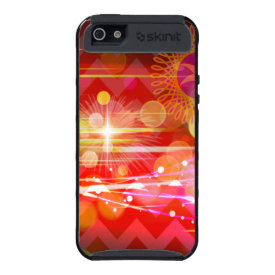 Sparkle and Shine Chevron Light Rays Abstract iPhone 5 Case