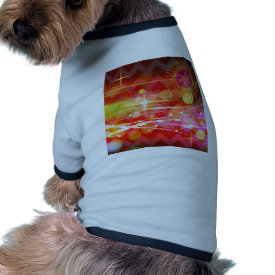 Sparkle and Shine Chevron Light Rays Abstract Pet T Shirt