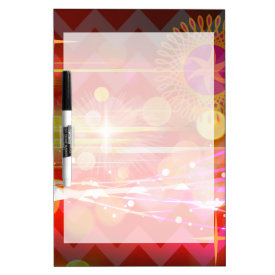 Sparkle and Shine Chevron Light Rays Abstract Dry-Erase Whiteboards