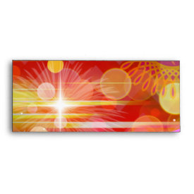 Sparkle and Shine Chevron Light Rays Abstract Envelope