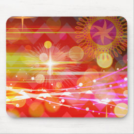 Sparkle and Shine Chevron Light Rays Abstract Mousepads