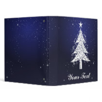 sparkle christmas tree binders