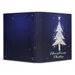 sparkle christmas tree photo album vinyl binder
