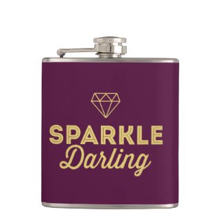 Sparkle Darling Flask by Hello Darling Design