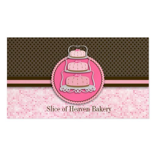 Sparkle & Dots Cake Bakery : Business Cards (front side)